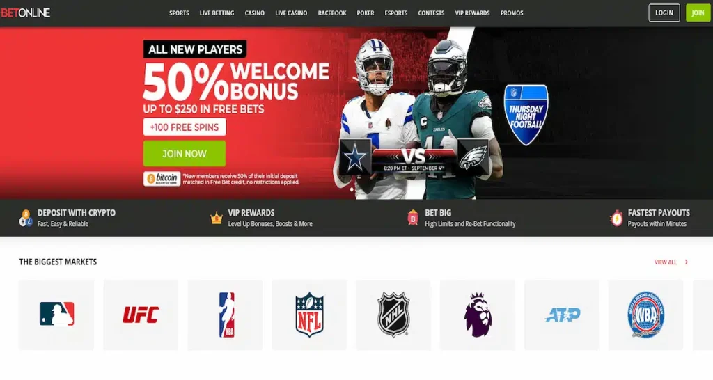 BetOnline Minnesota Sports Betting 2025